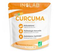 Laboratoire Inolab Curcuma Curaform breveté CurQfen bio 60 comprimés