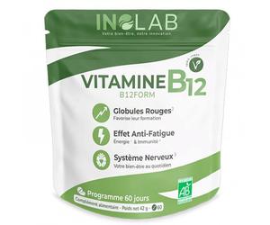 Laboratoire Inolab Vtiamine B12 1B12form vegan bio 60 comprimés