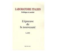 Laboratoire Italien N° 6-2005 - L'épreuve De La Nouveauté
