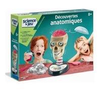 Laboratoire Jeu Decouvertes Anatomiques Corps Humain - Maquette Squelette Crane - Coffret Science - Enfant 8 Ans Et Plus