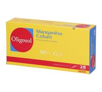 Laboratoire Labcatal Oligosol Manganèse-Cobalt Ampoule(S) Buvable(S) 28x2 ml