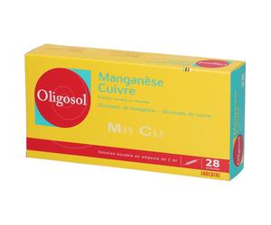 Laboratoire Labcatal Oligosol Manganèse-Cuivre Ampoule(S) Buvable(S) 28x2 ml