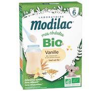 Laboratoire Modilac - Céréales Bio Sans Sucres Ajoutés*** - Dès 4 mois - 250g - Lot de 7 (250 g (Lot de 7), Vanille)