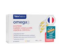 Laboratoire NaturAvignon omega 3 | complément alimentaire I omega 3 dha epa I formule ultra concentrée en actifs I système cardio-vasculaire, vision, cerveau I 30 jours | 90 capsules