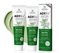 Laboratoire Pronatur - AGYflex Gel de Massage à l'Argile Verte et aux 7 Plantes - Lot de 2 x 100ml - Soulage les Muscles et Articulations - pour les Sportifs et les Seniors - Fabriqué en France
