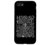 Laboratoire Scientifique Biologie Chimie Physique Mathématiques Astronomie Coque pour iPhone SE (2020) / 7/8