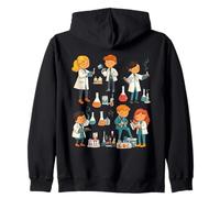 Laboratoire Scientifique Dessin Animé Éducation STEM Sweat à Capuche