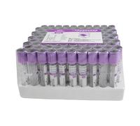Laboratoire Vétérinaire Tubes De Prélèvement Sanguin Sous Vide Tubes De Coagulation Tubes De Prélèvement Sanguin Tamponnés Au Sodium Fournitures Pour Animaux De Compagnie,2 Ml,100 Pièces(Light Purple)