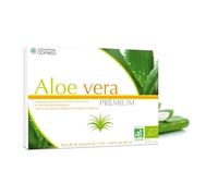 LABORATOIRES COPMED - Aloe Vera Premium - Complément alimentaire 100% pur jus d'Aloe Vera Bio - Issu de l'Agriculture Biologique - Certifié ECOCERT - Marque Française - 20 Ampoules de 10 ml