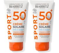 Laboratoires de Biarritz Crème Solaire Bébé & Enfant Sport SPF50+ Pour La Peau 2x50 ml