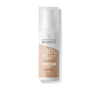 Laboratoire de Biarritz Crème Solaire Visage IP30 Teinte Beige Flacon Pompe 50ml
