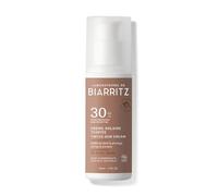 Laboratoires de Biarritz Crème Solaire Teintée SPF30 Dorée Certifiée Bio | Visage, Protection Anti-UVA/UVB et Lumière Bleue, Certifiée Bio, 50 ml, Fabriquée en France