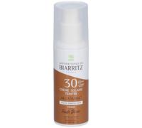 Crème solaire visage teintée SPF30 certifiée bio
