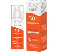 Laboratoires de Biarritz - Crème solaire visage SPF30 ALGA MARIS® certifiée bio - Pour adultes - Résistante à l'eau, hydratante et matifiante - 50 ml - Made in France