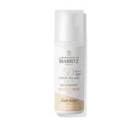 Laboratoires de Biarritz - Crème Solaire Visage Teintée Ivoire - SPF50 - ALGA MARIS® Certifiée Bio - Unifie le Teint et Prévient l'Apparition de Taches - 50 ml - Fabriquée en France