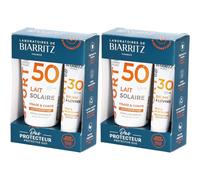 Laboratoires de Biarritz Duo Protecteur (Lait Solaire Sport SPF50 et Baume à Lèvres SPF30) 2x65 ml