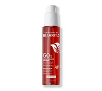 Laboratoires de Biarritz - Huile Solaire Satinée SPF50 - Texture Invisible - Visage, Corps & Cheveux - Parfum 100% d’Origine Naturelle - Protège & Sublime la Peau - 125 ml - Fabriquée en France