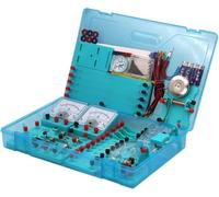 Laboratoires de physique scolaire Circuit de découverte d'électricité de base et kits d'expérimentation de magnétisme Kit d'expérimentation d'électricité Boîte éducative de base Science