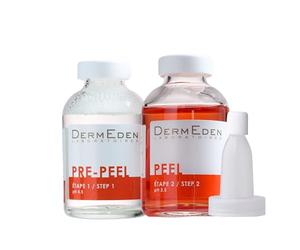Laboratoires DermEden - Advanced Peel 2x30ml - 2 étapes Pre-Peeling + Peeling - Traite l’Hyperpigmentation, les Rides et les Imperfections - 20% Acide Glycolique Encapsulé - Fabrication Française