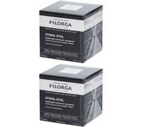 LABORATOIRES FILORGA Hydra-hyal Crème-gel hydratante repulpante Crème 2x50 ml