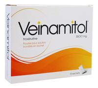 Laboratoires Negma Veinamitol Troxérutine Poudre Pour Solution Buvable 10 Sachets 3500mg