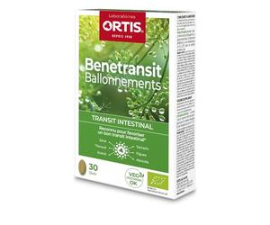 LABORATOIRES ORTIS - BENETRANSIT BALLONNEMENTS BIO 30 comprimés - Transit lent - Séné
