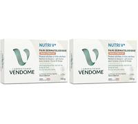 LABORATOIRES VENDÔME - NUTRI V+ - Pain Dermatologique Huile D'Abricot - Corps & Visage - Nettoie En Douceur & Nourrit - pH Neutre & Sans Savon - Haute Tolérance - Peaux Sèches À Très Sèches - 100g