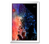 LABORATORIO 102 Cadre mural en PVC ou cadre photo de table, décoration pour maison, cadres photo multiples, différents formats, convient pour tableaux et affiches murales (1 cadre, blanc, A3)