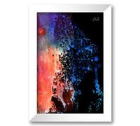 LABORATORIO 102 Cadre mural en PVC ou cadre photo de table, décoration pour maison, cadres photo multiples, différents formats, convient pour tableaux et affiches murales (1 cadre, blanc, A4)
