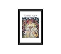 LABORATORIO 102 Tableau Alphonse Mucha Daydream Reveur (20 x 30 cm) Art contemporain - Impression photo murale avec cadre inclus - Affiche moderne prête à accrocher