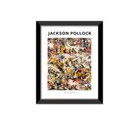 LABORATORIO 102 Tableau Jackson Pollock Convergence 1952 (30x40 cm) Art Contemporain - Impression Photographique sur Toile avec Cadre Inclus - Affiche Moderne Prête à Être Accrochée