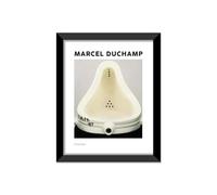 LABORATORIO 102 Tableau Marcel Duchamp Fontana (30 x 40 cm) Art contemporain - Impression photo murale avec cadre inclus - Affiche moderne prête à accrocher