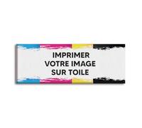 LABORATORIO 102 Tableau personnalisé avec photo - Impression sur toile tableaux sur toile - Qualité d'impression maximale - Tableau moderne prêt à être accroché (50x140 cm)
