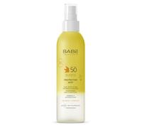Laboratorios Babé Protective Mist SPF 50 Brume Invisible Soleil Haute SPF 50 Protection Visage Corps et Cheveux Action Antioxydante et Hydratante Absorption Rapide