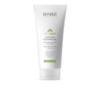 Laboratorios Babé - Stop Akn Limpiador Facial Purificante 200 ml, Tratamiento Acné, Piel Grasa, Seborregulador, Matificante, Limpieza e Higiene Facial, Uso Diario, Evita El Acné