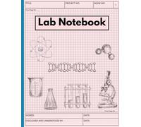 Laboratory Notebook for Research: 5x5 Quad Ruled Lab Notebook for Research, Engineering, and Medical Labs, 120 pages, 8.5 x 11 inches