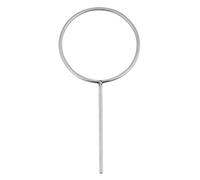 Laboratory Retort Support Stand | 304 Stainless Steel Ring Clamp for Corrosive/Alkali Endurance | 60mm - 160mm Lab Support for Beakers/Flasks/Test Tubes | 6 Sizes, 70-145g (Outer Green