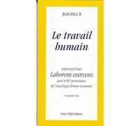 Laborem Exercens Le Travail Humain