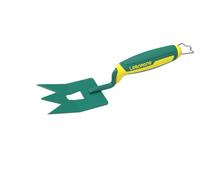 Leborgne – Binette trident à main Duopro 450220 – Manche bi-matière ergonomique, verte
