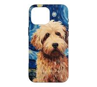Labradoodle Art Starry Night Vincent Van Gogh Dog Pet Coque pour iPhone 16 Pro Max