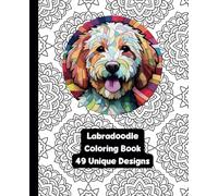 Labradoodle - Dog - Adult Coloring Book - 49 Unique Designs