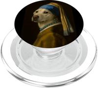Labrador Blanc avec Perle pour Enfants PopSockets PopGrip pour MagSafe