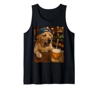 Labrador Boire de la bière Drôle Chien Meme Débardeur