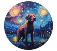 Labrador Chien Puzzles 1000 Pieces Cadeau Unique Jeu Éduchatif Challenge Toy À De Qualité Supérieure Peinture Art pour Adultes Et Enfants 1000pcs (67.5x67.5cm)