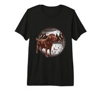 Labrador de Chasse au Chocolat, Laboratoire, Chien, Attendant des Canards T-Shirt Haut de Gamme