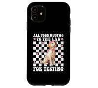 Labrador Dog Girl All Food Must Go to The Lab for Test Coque pour iPhone 11