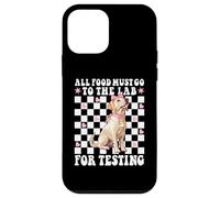 Labrador Dog Girl All Food Must Go to The Lab for Test Coque pour iPhone 12 Mini