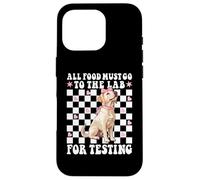 Labrador Dog Girl All Food Must Go to The Lab for Test Coque pour iPhone 16 Pro