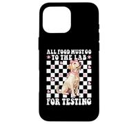 Labrador Dog Girl All Food Must Go to The Lab for Test Coque pour iPhone 16 Pro Max