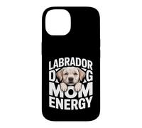 Labrador Dog Mom Energy Adorable Chiot Retriever Coque pour iPhone 14